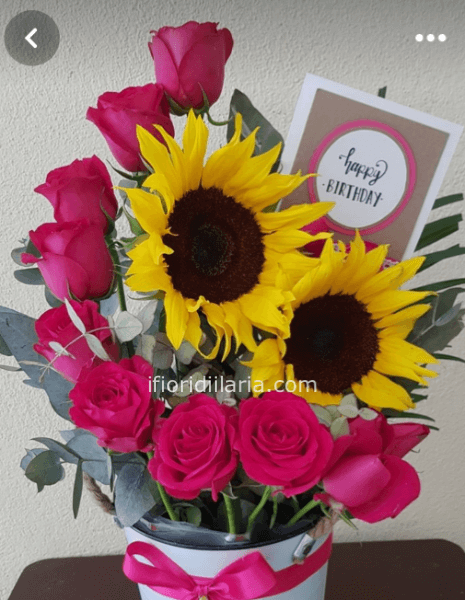 Rose e girasoli