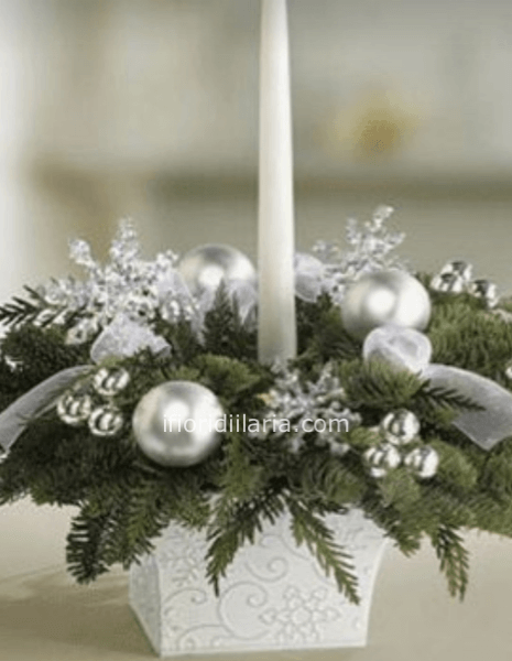Centrotavola White Christmas
