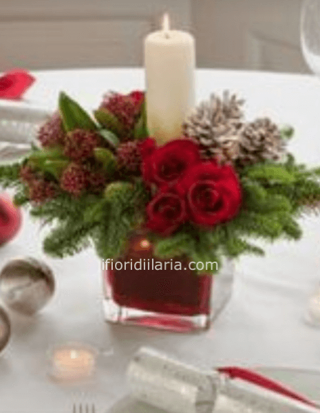 Centrotavola Red Christmas