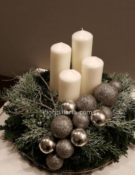 Centrotavola argento 