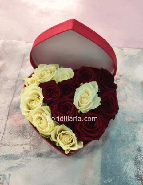 Flower box cuore